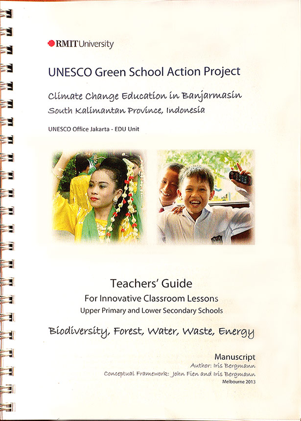 Manuscript: UNESCO Green School Action Project, teaching resources for five themes: Biodiversity, Forests, Water, Waste and Energy.