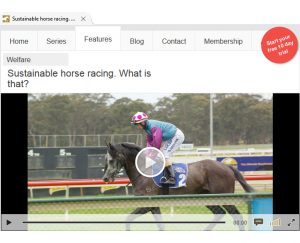 Sustainability, Welfare and Thoroughbred Racing on EponaTV